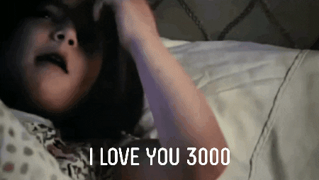 iron man saying love u 3000, gif